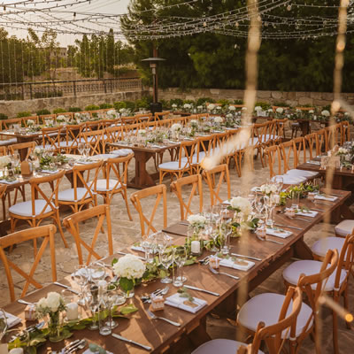 Liopetro dinner wedding venue cyprus rustic weddings